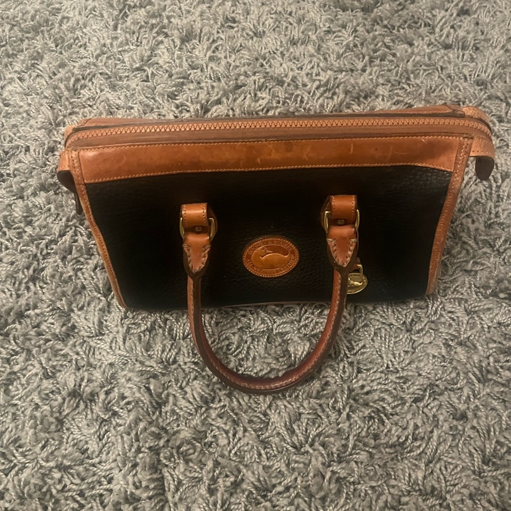 Dooney & Bourke Black and Brown Bag